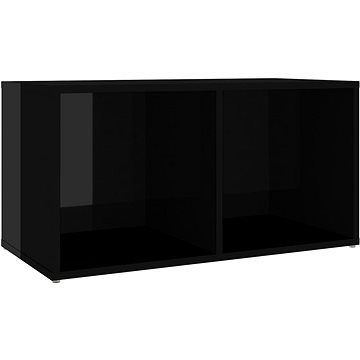 SHUMEE černý s vysokým leskem 72 × 35 × 36,5 cm (805532)