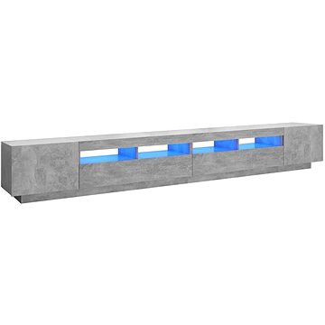 SHUMEE s LED osvětlením betonově šedý 300 × 35 × 40 cm (3081928)