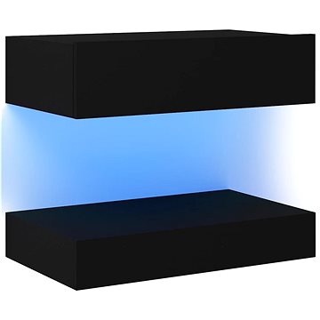 SHUMEE s LED osvětlením černý 60 × 35 cm (804267)