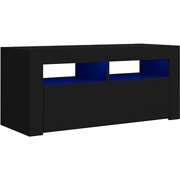 SHUMEE s LED osvětlením černý 90 × 35 × 40 cm (804320)