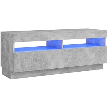 SHUMEE s LED osvětlením betonově šedý 100 × 35 × 40 cm (804458)