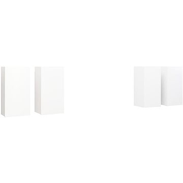 SHUMEE 4 ks bílá 30,5 × 30 × 60 cm (3078740)