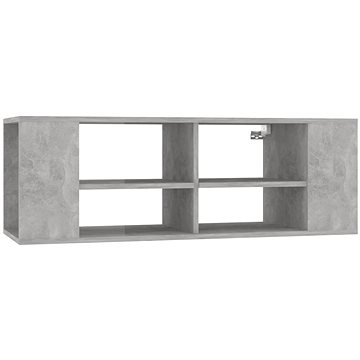 SHUMEE nástěnná betonově šedá, 102 × 35 × 35 cm (806242)