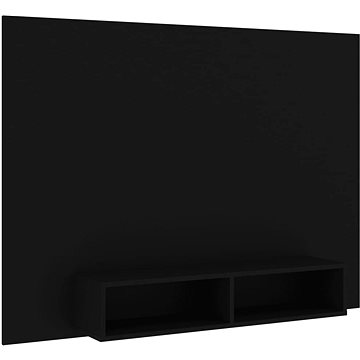 SHUMEE nástěnná černá, 135 × 23,5 × 90 cm (808279)