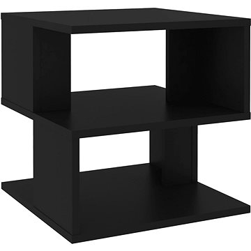 SHUMEE černý 40 × 40 × 40 cm, dřevotříska (806293)