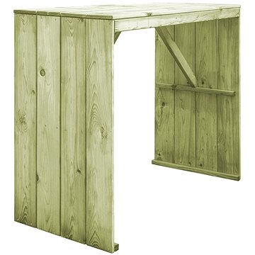 Barový stůl 130 x 60 x 110 cm impregnovaná borovice (44900)