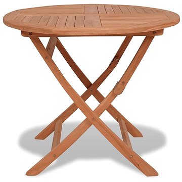 Skládací zahradní stůl 85 x 76 cm masivní teakové dřevo (44689)