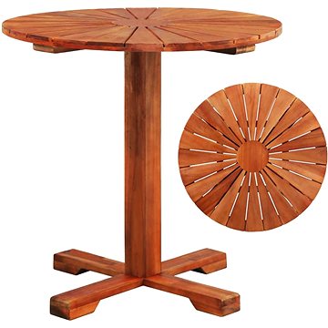 Bistro stolek 70 x 70 cm masivní akáciové dřevo (44037)