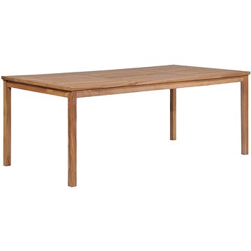 Zahradní stůl 200 x 100 x 77 cm masivní teakové dřevo (44998)