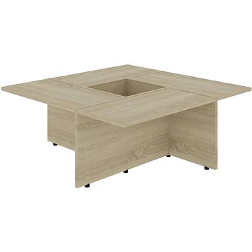 Konferenční stolek dub sonoma 79,5x79,5x30 cm dřevotříska (802906)