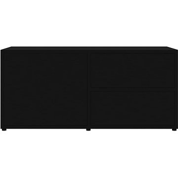 TV stolek černý 80x34x36 cm dřevotříska (801851)