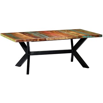 Jídelní stůl 200x100x75 cm masivní recyklované dřevo 247429 (247429)