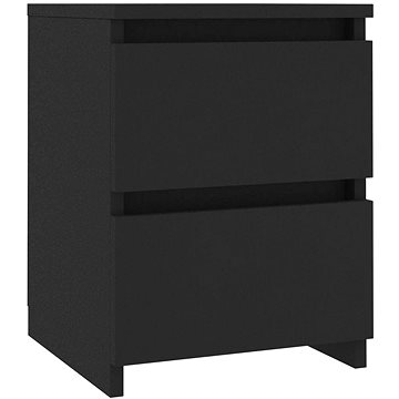 Noční stolek černý 30 x 30 x 40 cm dřevotříska (800515)