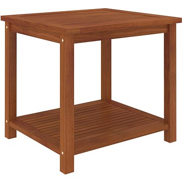 Odkládací stolek masivní akáciové dřevo 45x45x45 cm (44128)