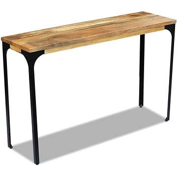 Konzolový stolek, masivní mangovníkové dřevo 120x35x76 cm (243339)