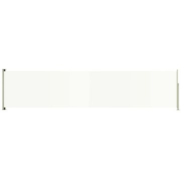 Zatahovací boční markýza 140 x 600 cm krémová (317953)