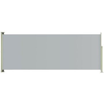 SHUMEE Zástěna boční 600 x 160 cm šedá (313379)