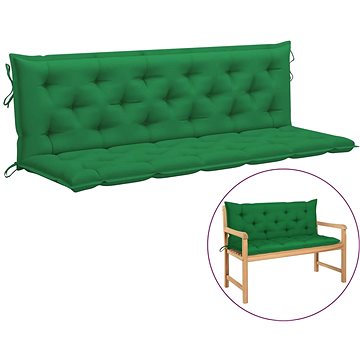 Poduška pro závěsné houpací křeslo zelená 180 cm textil (315033)