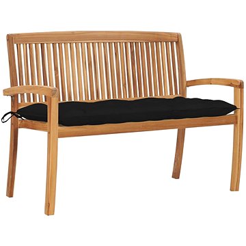 SHUMEE Stohovatelná lavice s poduškou 128,5 cm teak 3063301 (3063301)