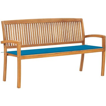 SHUMEE Stohovatelná lavice s poduškou 159 cm teak 3063310 (3063310)
