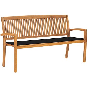 SHUMEE Stohovatelná lavice s poduškou 159 cm teak 3063313 (3063313)