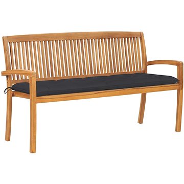 SHUMEE Stohovatelná lavice s poduškou 159 cm teak 3063321 (3063321)