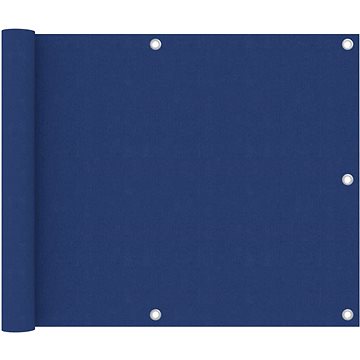 Balkónová zástěna modrá 75×500 cm oxfordská látka 135010 (135010)