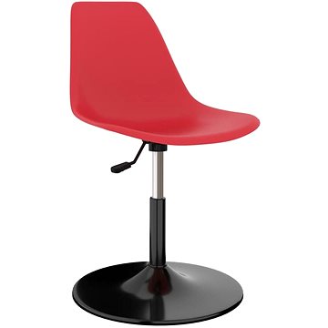 Otočné jídelní židle 2 ks červené PP (324189)