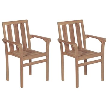 SHUMEE Židle zahradní, teak - 2ks v balení 43041 (43041)