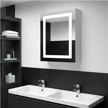 LED koupelnová zrcadlová skříňka 50 x 13 x 70 cm (285116)