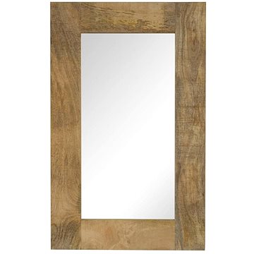 Zrcadlo z masivního mangovníkového dřeva 50 x 80 cm (246302)