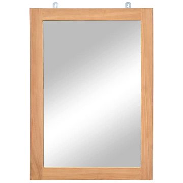 Nástěnné zrcadlo z masivního teaku 50 x 70 cm (246501)