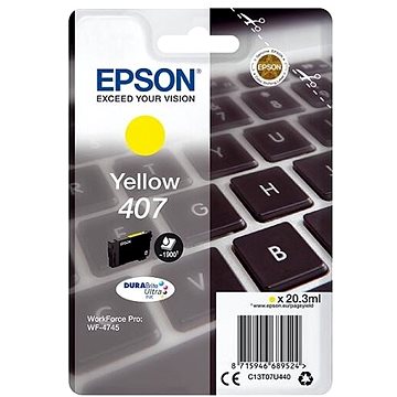 Epson T07U440 č.407 žlutá (C13T07U440)