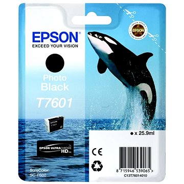 Epson T7601 fotografická černá (C13T76014010)