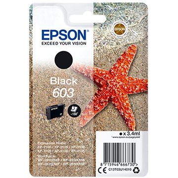 Epson 603 černá (C13T03U14010)
