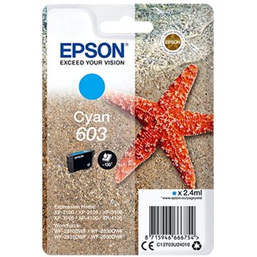 Epson 603 azurová (C13T03U24010)