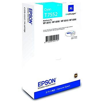 Epson T7552 XL azurová (C13T755240)