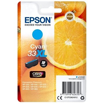 Epson T3362 XL azurová (C13T33624012)