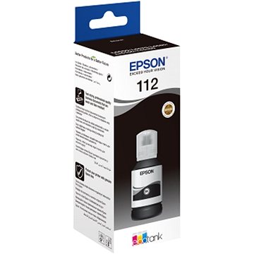 Epson 112 EcoTank Pigment Black ink bottle černá (C13T06C14A)