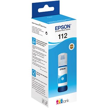 Epson 112 EcoTank Pigment Cyan ink bottle azurová (C13T06C24A)