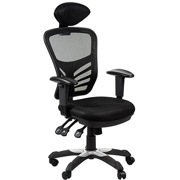 Otočná židle HG-0001H BLACK (Stema_5903917400688)