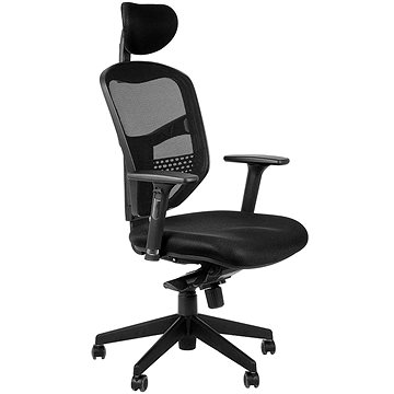 Otočná židle s prodlouženým sedákem HN-5038 ČERNÁ (Stema_5903917400831)
