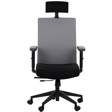 Otočná židle s prodlouženým sedákem RIVERTON F/H, různé barvy, černošedá (Stema_5903917400046)