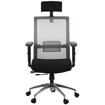 Otočná židle s prodlouženým sedákem RIVERTON M/H/AL, různé barvy, černošedá (Stema_5903917400060)