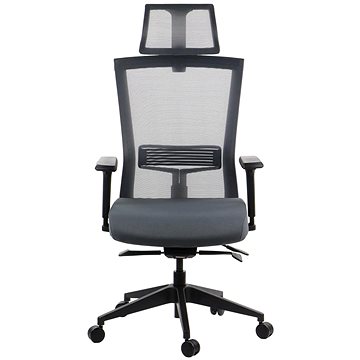 Otočná židle s výsuvným sedákem HOPE Grey se samosvorným mechanismem (Stema_5903917403887)