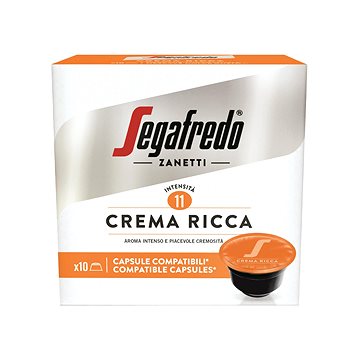 Segafredo Crema Rica kapsle DG 10 porcí (8003410247920)