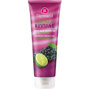 DERMACOL Aroma Ritual Grape & Lime Stress Relief Shower Gel 250 ml (8595003101349)