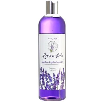 VIVACO Body Tip Premium Sprchový gel a šampon levandule 500 ml (8595635207761)