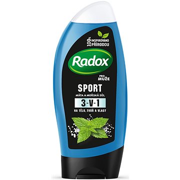 RADOX Sport sprchový gel pro muže 3v1 250 ml (8710522406649)