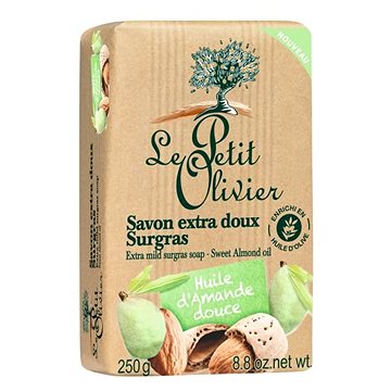 LE PETIT OLIVIER Extra Mild Soap - Sweet Almond Oil 250 g (3549620005608)